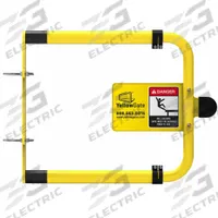ERECTASTEP Self-Closing Safety Gate: Aluminum, For 21 in to 36 in Opening Wd, 22 in x 2 in, Adj (MPN 11792-R2). Key specifications — Brand: YELLOWGATE; Includes Lock: No; Mounting Location: Universal; Gate Finish/Color: Powder-Coated Yellow.