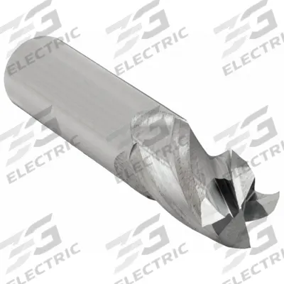 APPROVED VENDOR Square End Mill: Carbide, 4 Flute, 1" Mill Dia, 1" LOC, 3" OAL (MPN 203-001260) - General Purpose Carbide Square End Mills