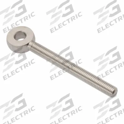 AMPG Fixed Rod End: Stainless Steel, Plain, 3 in Hole Center-to-End Lg - Stainless Steel Male Threaded Fixed Rod Ends