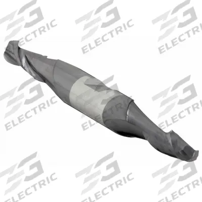 CLEVELAND Ball End Mill: Carbide, TiAlN Coated, Double End, 2 Flute, 3/8" Mill Dia - Double-End Carbide Ball End Mills