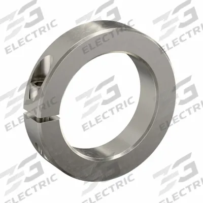 RULAND MANUFACTURING Shaft Collar: 1-Piece, Inch, Round, Clamp-On, 2 3/4 in Bore Dia - Stainless Steel Shaft Collars