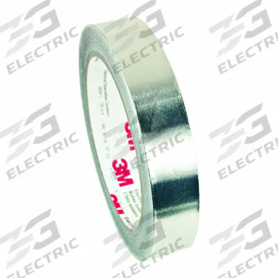 3M Conductive Electrical Tape: 1/4 in Wd, 18 yd Lg, 3 mil Thick, 600 V Volt Rating - General Purpose Foil Electrical Tape
