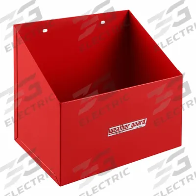 WEATHER GUARD Bin: Bin, Steel, 13 in Overall Wd, Van Shelving, 11 in Overall Ht, End Panel - Van Shelving System Accessories