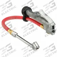 WESTWARD Dual Head Tire Inflator Gauge: Single-Tire Inflator Gauges, Sight Glass, 1 Tire Inflators (MPN 2FDL1). Key specifications — Material: Steel; Thread Size: 1/4 in; Brand: WESTWARD.