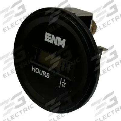 ENM Hour Meter: Hour Meters, Front Panel Mounting, Digital, 5 V AC/DC – 250 V AC/DC