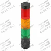 WERMA Tower Light Assembly: 3 Tier, Green/Red/Yellow, No Sounder Tier, 215 mm Overall Ht, 63930001. Key specifications — Manufacturer Part Number: 63930001; Brand: WERMA; Operating Voltage: 24V AC/DC; Light Tier Color: Yellow.