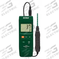 EXTECH AC/DC Magnetic Meter: 60 Hz Max Freq Measurement, 50 Hz Min Freq Measurement, 4 Digits (MPN MF100). Key specifications — Testing Functions: DC Magnetic Fields; Magnetic Field Measurement Accuracy: AC: +/-(5% + 20 digits); Brand: EXTECH; Alert Type: Digital Display.