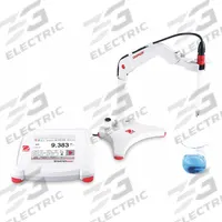 OHAUS pH Meter: Millivolt/pH/Temp, ST350 pH Electrode, AC Adapter/Electrode Holder, ±0.002 pH (MPN ST5000-F). Key specifications — pH Accuracy: ±0.002 pH; Temp Compensation: Automatic; Measurement Components Included: ST350 pH Electrode; Reagents and Solutions Included: Reagents Sold Separately; Test Parameters: pH; Other Accessories Included: Electrode Holder; Manufacturer Part Number: ST5000-F.