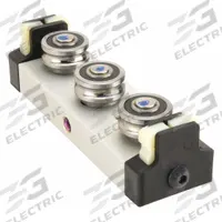 PBC LINEAR Linear Slide Roller Carriage: RRS, Size 30, 3-Roller Assembly, Roller (MPN RRS30). Key specifications — For Use With: Redi-Rail Sliders; Product Type: Roller; Carriage Material: Aluminum; For Rail Size: Size 30.