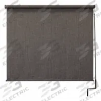 KEYSTONE FABRICS Sun Shade: Black/Gray/White, Pole and Crank, 92% UV Protection, 8 ft Fabric Ht (MPN UP77.88.65). Key specifications — Operation Mechanism: Pole and Crank; Tie Down Type: Bungee and Hook System; Operation Side: Right; Manufacturer Part Number: UP77.88.65; Brand: KEYSTONE FABRICS; Fabric Color: White.