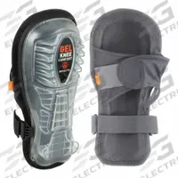 IMPACTO Knee Pad and Shin Guard: Universal, 2 Straps, Hook-and-Loop, 1 PR (MPN 777). Key specifications — Cap Material: Rubber; Color: Black; Pad Material: Foam; Strap Material: Nylon; Brand: IMPACTO; Closure: Hook-and-Loop; Features: Heavy Duty; Product Type: Knee Pad and Shin Guard.