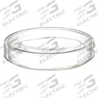 Petri Dish: 75 mm Dia, 15 mm Overall Ht, No Surface Treatment, Lid, Glass, Non-Sterile, Clear (MPN 5PTF5). Key specifications — Includes: Lid; Material: Glass; Brand: APPROVED VENDOR; Surface Type: No Surface Treatment.
