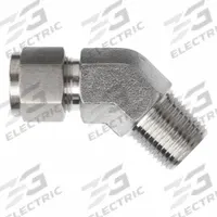 BRENNAN INDUSTRIES Compression Fitting Elbow: 1/4 in OD x 1/4 in Pipe Fitting Size, Stainless Steel (MPN NS2503-04-04-SS). Key specifications — Series: NS2503; Compatible Fitting Brands: Parker CPI; Brand: BRENNAN INDUSTRIES.