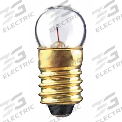 APPROVED VENDOR Incandescent Bulb: Incandescent, Miniature Screw (E10), (G) Globe, G3-1/2 - Mini Screw Base (E10) Miniature Lamps