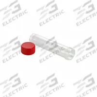 APPROVED VENDOR 10 mL Transport Vials with Caps: Transport, Polypropylene, 10 mL, Red, Non-Sterile (MPN 2403010R60E1). Key specifications — Neck Size: 17 mm; Self-Standing: Self-Standing; Closure Color: Red; Brand: APPROVED VENDOR; Vial Type: Transport; Body Color: Natural; Includes Closure: Yes; Bottom Shape: Round.