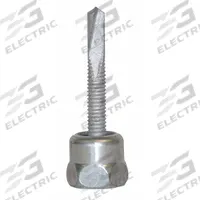 SAMMYS Rod Hanger: 7/32 in Overall Dia, 1 1/2 in Overall Lg, #12 Screw Size, Steel, Screw, 25 PK (MPN 8046957). Key specifications — Drive Type: External Hex; ICC Approved for Un-Cracked Concrete: No; Seismic Approved: No; Mount Type: Vertical; Brand: SAMMYS; Compatible Material: Steel; ICC Approved for Cracked Concrete: No; System of Measurement: Inch.