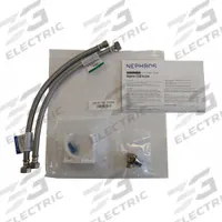 NEPHROS Install Kit In-Line Threaded: Brass/Polypropylene/Stainless Steel (MPN 70-0348). Key specifications — Material: Stainless Steel; Brand: NEPHROS; Includes: Screws; Product Type: Install Kit; Compatible Product Type: In-Line Threaded Filter.