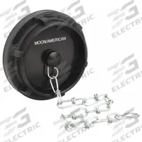 MOON AMERICAN Hydrant Cap: Cap, Aluminum, 2 1/2 in Compatible Pipe Size, Genderless, Storz (MPN 685-25Z). Key specifications — Thread Type: Storz; Tightening Method: Storz Lug.