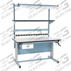 PRO-LINE Workstation: Adj Ht, Laminate, 72 in x 30 in, 330 lb Overall Load Capacity, Blue, Laminate (MPN BIB18). Key specifications — Brand: PRO-LINE; Height Adjustability: Adjustable Height.