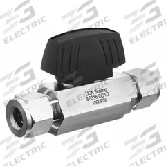 USA INDUSTRIALS Manual Two-Way Ball Valve: 3/8 in, 316 Stainless Steel, Straight Valve Body, Wedge (MPN ZUSA-VLV-86). Key specifications — Brand: USA INDUSTRIALS; Handle: Wedge.