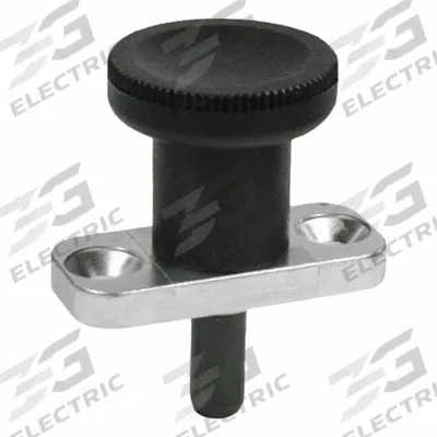 JW WINCO Indexing Plungers - Plate Mount: 8 mm Plunger Wd - Nonlocking Vertical-Mount Pull-Knob Indexing Plungers