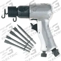 INGERSOLL RAND Air Hammer Kit: 3/8 in Shank Size, 2 5/8 in Stroke Lg, 3,500 bpm Blows per Minute (MPN 116K). Key specifications — attr1320834: INGERSOLL RAND; attr1320853: Round; attr1320854: Round; attr1320857: Edging Tool; attr1393634: Maintenance to Light Production; attr1393635: Yes; attr1393636: Long Lasting.
