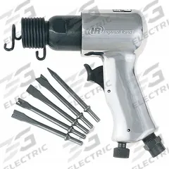 INGERSOLL RAND Air Hammer Kit: 3/8 in Shank Size, 2 5/8 in Stroke Lg, 3,500 bpm Blows per Minute (MPN 116K). Key specifications — attr1320834: INGERSOLL RAND; attr1320853: Round; attr1320854: Round; attr1320857: Edging Tool; attr1393634: Maintenance to Light Production; attr1393635: Yes; attr1393636: Long Lasting.