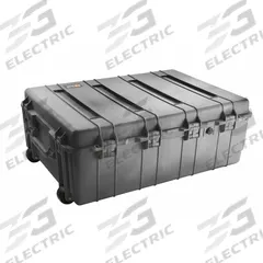 PELICAN Protective Case: 24 in x 34 in x 12 1/2 in Inside, No Foam, Black, 2 Wheels, 30 lb Wt, IP67 (MPN 1730-001-110). Key specifications — Handle Style: Folding; Brand: PELICAN; Case Closure Type: Double Throw.