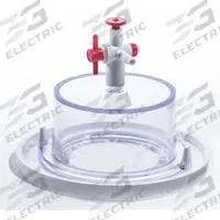Vacuum Desiccator: Vacuum, Rectangular, 0.02 cu ft Capacity, Polycarbonate, 6 3/4 in Overall Dia (MPN F41099-0000). Key specifications — Includes: Lid; Material: Polycarbonate; Brand: SP SCIENCEWARE; Desiccator Shape: Rectangular.