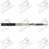 CHAINFLEX Hybrid Cable: (6) 16 AWG (1.5)/(3) Three Pr 12 AWG (4.0)/10 AWG (6.0), PUR Jacket (MPN CFSP-792-013). Key specifications — Conductor Grouping: (6) 16 AWG/(3) Three Pair 12 AWG/10 AWG; Includes Ground: Yes; Minimum Bend Radius Factor - Flexible: 8 x OD; Minimum Bend Radius Factor - Fixed: 5 x OD; Overall Length: Order by the Foot; Brand: CHAINFLEX.