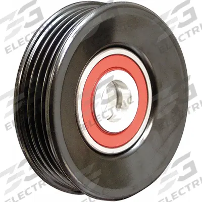 DAYCO Idler Pulley: Idler Pulley, 89050, Serpentine, Ribbed, Flanged Flange, 4 Grooves - Ribbed V-Belt Idler Pulleys for Vehicles