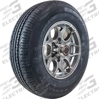 HI-RUN Trailer Tire Assembly: Street Tire and Wheel Assembly, ST225/75R15 Tire Size - Street Tire & Wheel Assembly