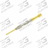 SOURIAU Crimp Contact: Machined, #20, Male, 26 to 24 AWG, Max 1.60 mm2 Insulator, Crimp, 1,500V AC (MPN RM24W3K). Key specifications — Connection Type: Crimp; Contact Size: #20; Product Packaging Form: Loose Contact; Brand: SOURIAU; Pole Material: Copper Alloy; Wire Size: 26 to 24 AWG; Compatible with Series: UTP; Contact Gender: Male.