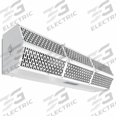 BERNER Unhtd 8.5"H 36"W 8.5"D Alum Air Curtain: Ambient Air, Low Profile, For 3 ft Opening Wd - Ambient Sanitation-Certified Air Curtains