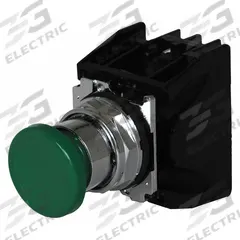 EATON Hazardous Location Push Button: 30 mm, Metallic, Mushroom Head Profile, 1NO/1NC (MPN 10250T710G). Key specifications — Manufacturer Part Number: 10250T710G; Product Type: Push Button Operators; Series: 10250T; Brand: EATON; AC Contact Rating: 10 A @ 600 V; Action: Momentary; DC Contact Rating: 2.5 A @ 250 V; Operator Illumination: Non-Illuminated.