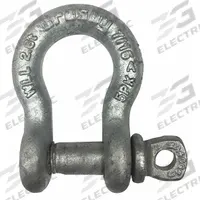 CROSBY Anchor Shackle: Anchor Shackle, 5,330 lb Working Load Limit, 3/4 in Wd Between Eyes, Silver (MPN 1017472). Key specifications — Body Color: Silver; Brand: CROSBY.