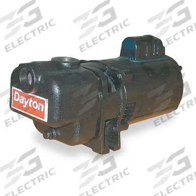 Dayton Centrifugal Pump: 115/230V AC, 78 ft Max Head, 1 1/2 in Compat Intake and Disch - 1/8 to 1 HP Self-Priming Centrifugal Pumps