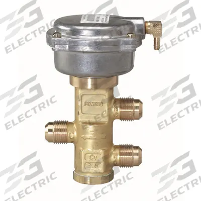 SIEMENS 3-Way Pilot Valve: SAE Flare, 1/2 in Port Size - Flare Connection Service Valves