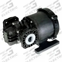 PULSAFEEDER Rotary Gear Pump Head: Magnetic Drive, PVDF, 1-1/2" Flange, PTFE, Aluminum Ceramic, Spur (MPN E75NLVR-X). Key specifications — Brand: PULSAFEEDER; For Motor Frame Size: 182TC; Includes Relief Valve: No; Ports: 1-1/2" Flange.