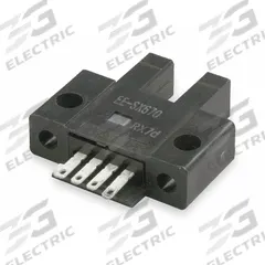 OMRON Photoelectric Sensor: Built-in Connector, 5-24V DC, PNP (MPN EE-SX670P). Key specifications — DC Supply Voltage Rating: 5-24V DC; Brand: OMRON.