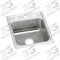 JUST MANUFACTURING Bowl Drop-In Sink: 22 in Overall Lg, 15 in Overall Wd, 7 5/8 in Bowl Dp, 1 Bowls (MPN SL221A453-J). Key specifications — Brand: JUST MANUFACTURING; Color Family: Silver/Gray.