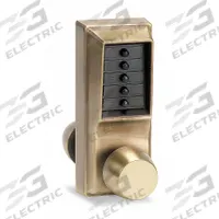 SIMPLEX Mechanical Push Button Lockset: Brass (MPN 1011-05-41). Key specifications — Product Type: Mechanical Push Button Lockset; Manufacturer Part Number: 1011-05-41; Key Override Options: None.