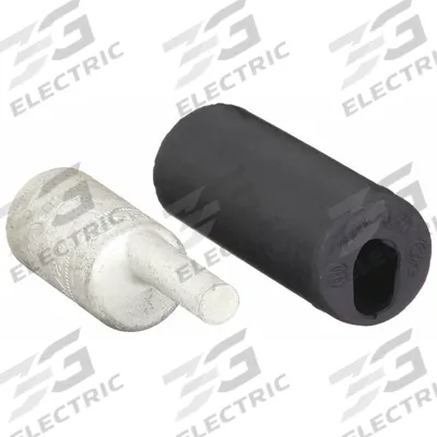 BURNDY Compression Pin Terminal: 1 AWG Pin Size - Pin Terminal Compression Adapters