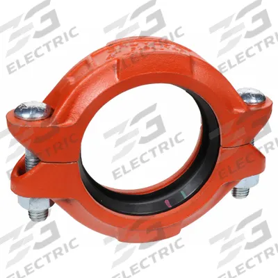 GRUVLOK Clamp Coupling: Clamp, 1 1/2 in x 1 1/2 in, Ductile Iron, EPDM Seal - Grooved Pipe Couplings