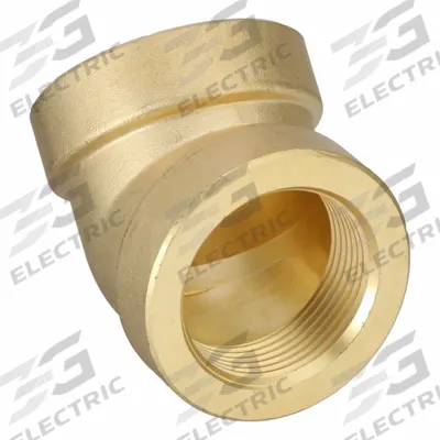 USA INDUSTRIALS Metal Pipe Elbow: 45° Elbow, 1 1/4 in x 1 1/4 in, Class 250 - Threaded Medium-Pressure Pipe Fittings