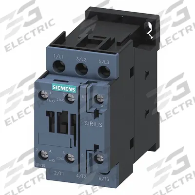 Siemens Magnetic Contactor: Non-Reversing, 3 Poles, NEMA Size 1, 32 A - Non-Reversing NEMA Contactors