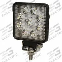 ECCO Vehicle Work Light: Square, Flood, LED, Bolt, Pigtail, Universal, Surface Mount, Black (MPN E92006). Key specifications — Housing Color: Black; Brand: ECCO; Mount Type: Bolt; Electrical Connection: Pigtail; Installation Type: Permanent.