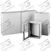 HOFFMAN Enclosure: Steel, 24 in x 24 in x 10 in, NEMA 12/13/4, Solid Cover, Hinged (MPN CSD242410). Key specifications — Closure Method: 1/4-Turn Latch; Brand: HOFFMAN; Knockouts: Not Included.