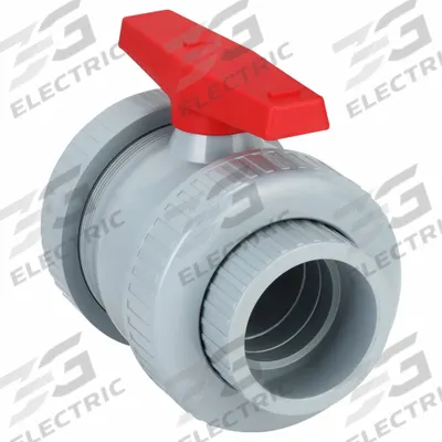APPROVED VENDOR Manual Two-Way Ball Valve: 4 in Size, CPVC, Straight, Socket x FNPT - CPVC Ball Valves