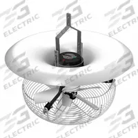 MULTIFAN Ceiling Fan: 3,060 cfm Airflow, 16 in Blade Dia, Variable Speeds, 120V AC, Single Phase (MPN T6E40K1M81190). Key specifications — Voltage: 120V AC; Light Kit: No; Number of Speeds: Variable; Phase: Single; Current: 2 A; Brand: MULTIFAN.
